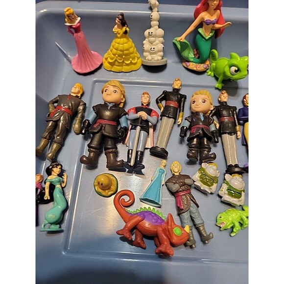 DISNEY Huge Lot Disney Princess Figures Mini Dolls Cake Toppers Lot - Picture 3 of 16